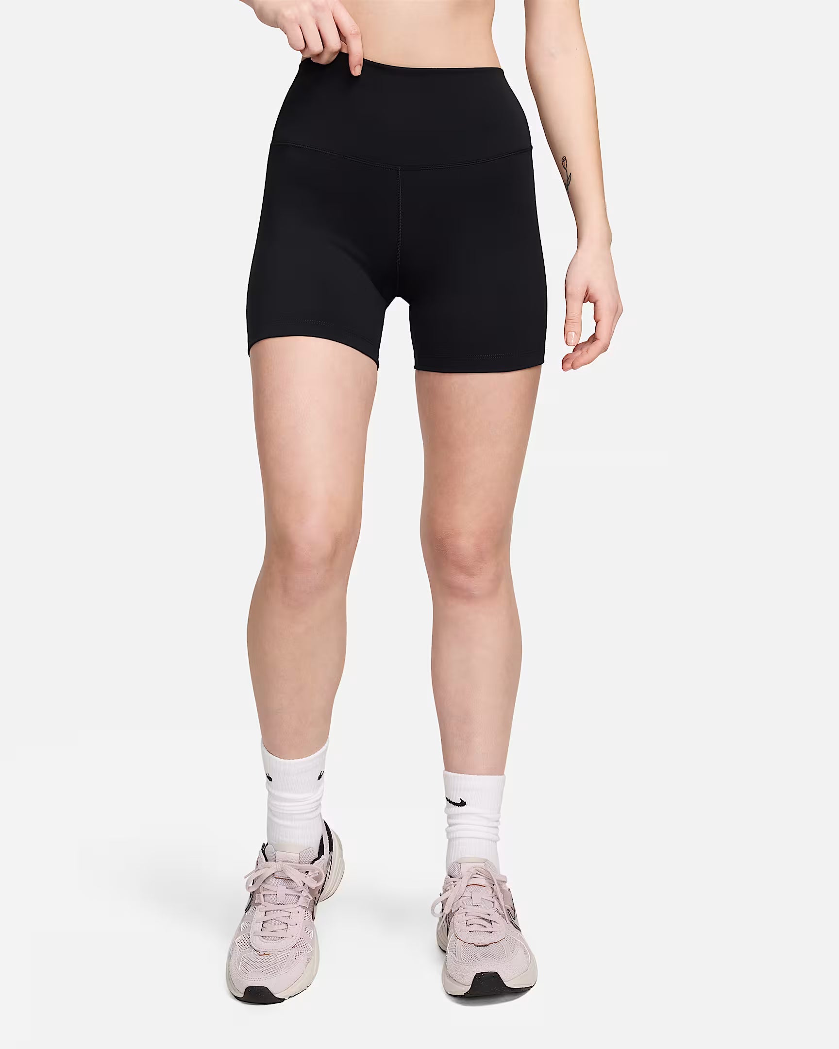 Womens Dri-Fit One Hi-Rise 5 Inch Short Tights