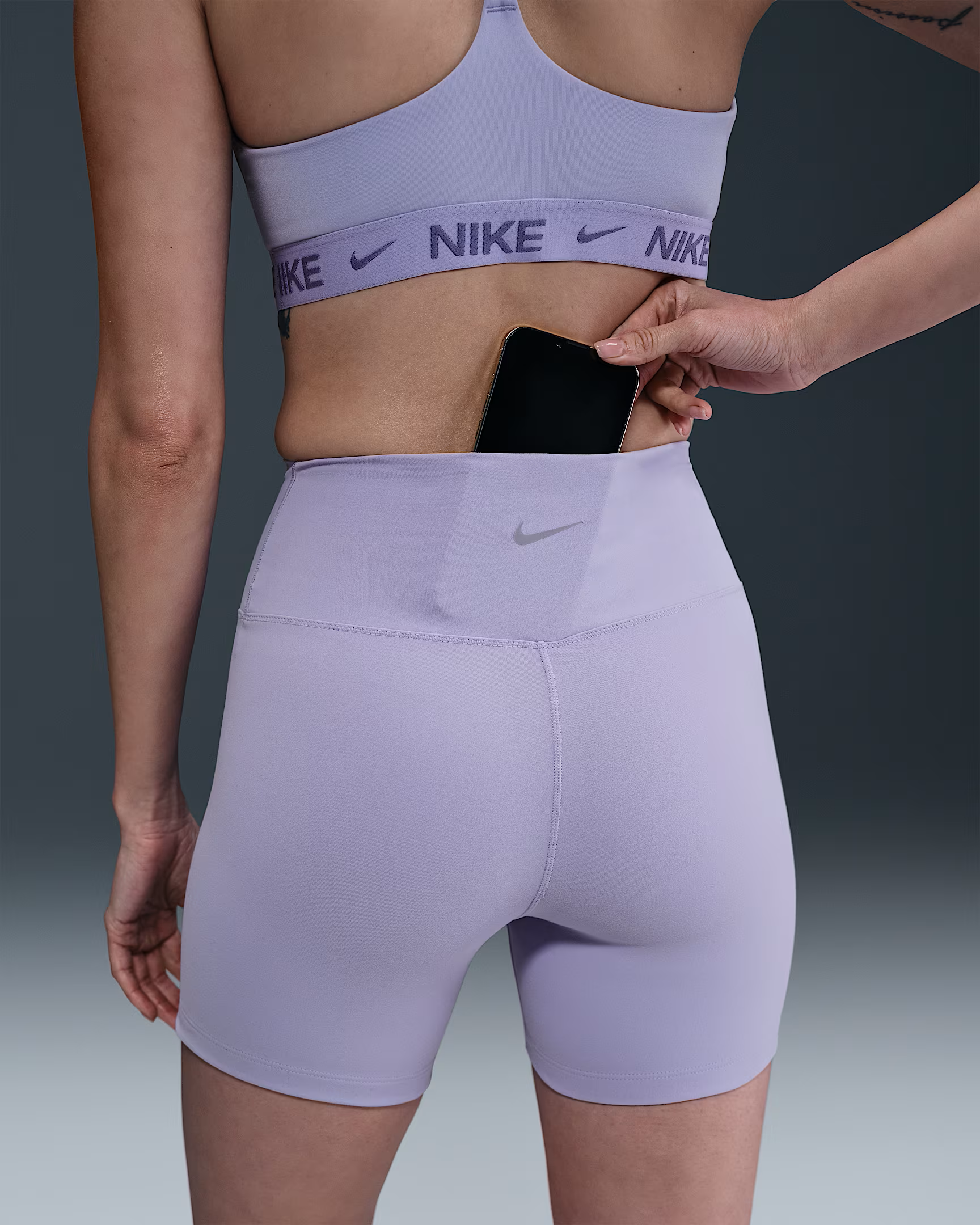 Womens Dri-Fit One High Rise 5 Inch Short Tight