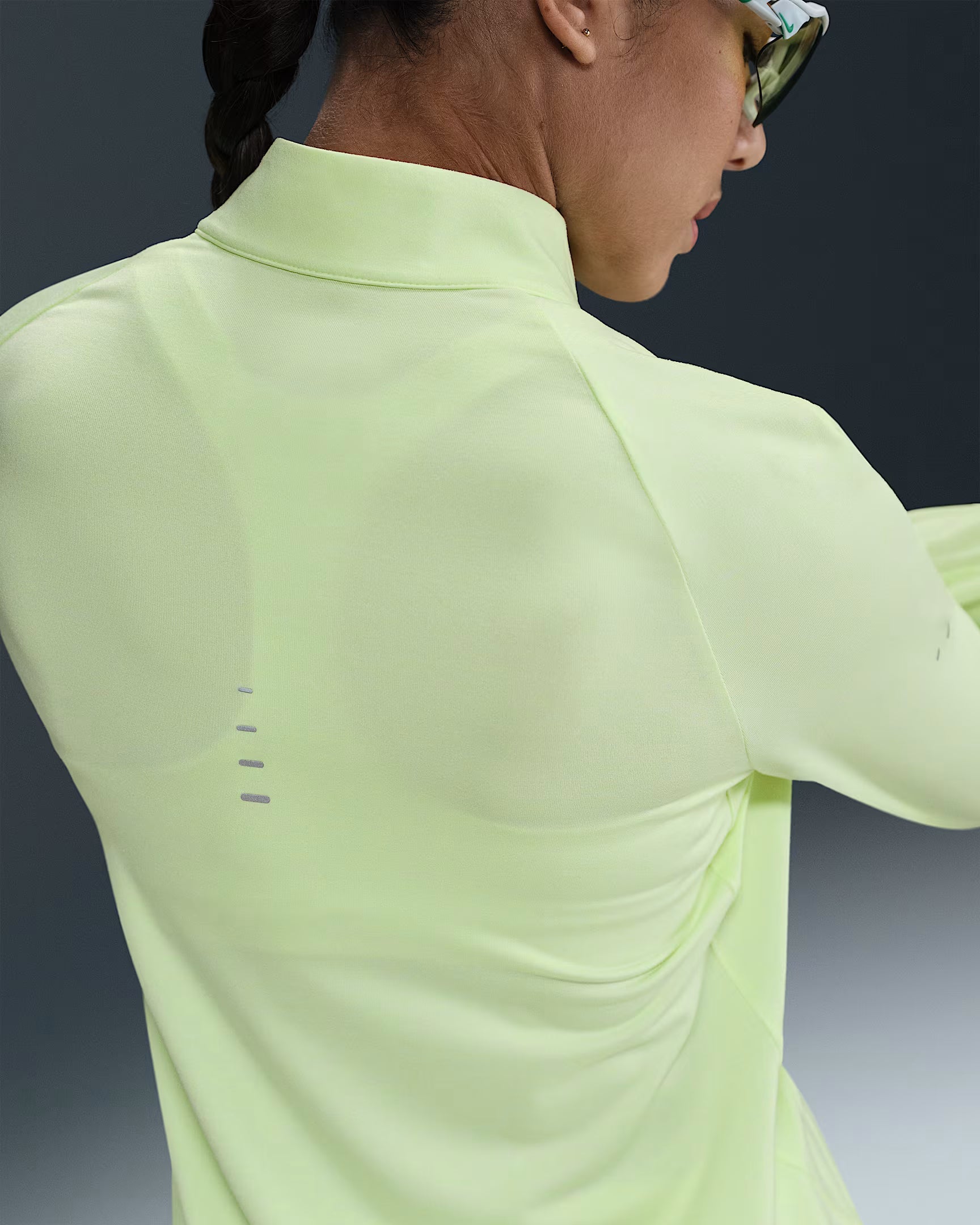 Womens Dri-Fit Swift Half Zip Longsleeve