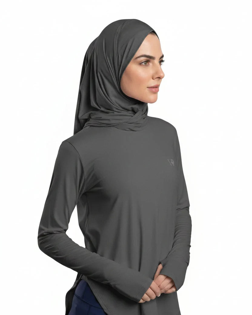 Womens  Noha Double Loop with Criss-Cross design Hijab