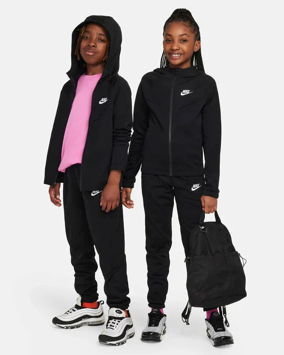 Junior Sportswear Poly Full Zip Hooded Tracksuit