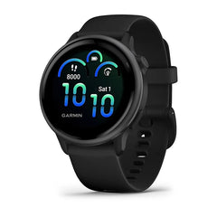 Vivoactive 6 Black With Black Silicon Band Smartwatch