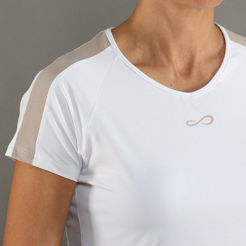 Womens Tennis Short Sleeve Mesh Delave Tshirt