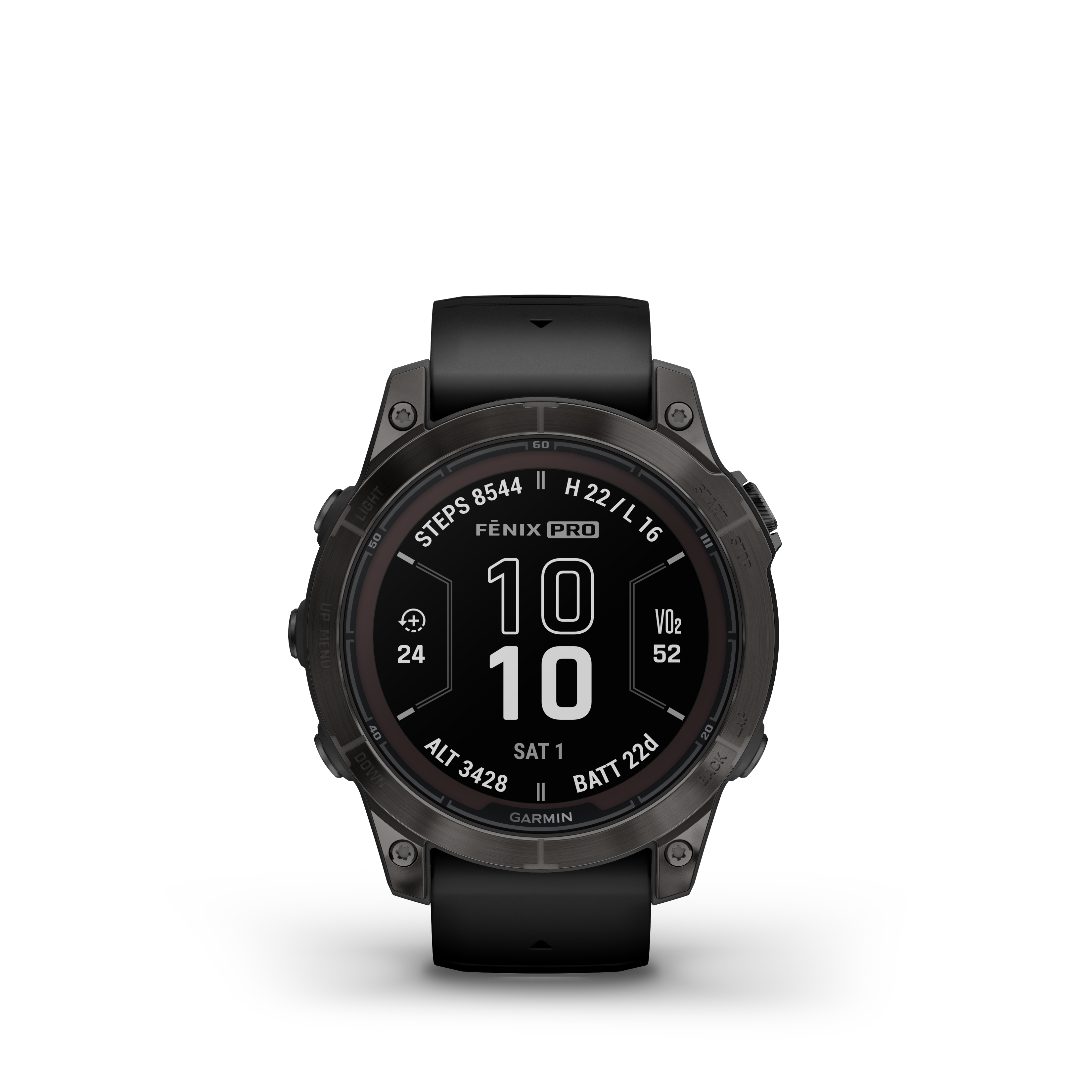 Fenix 7 Pro Sapphire Solar Carbon Gray Titanium Black Band