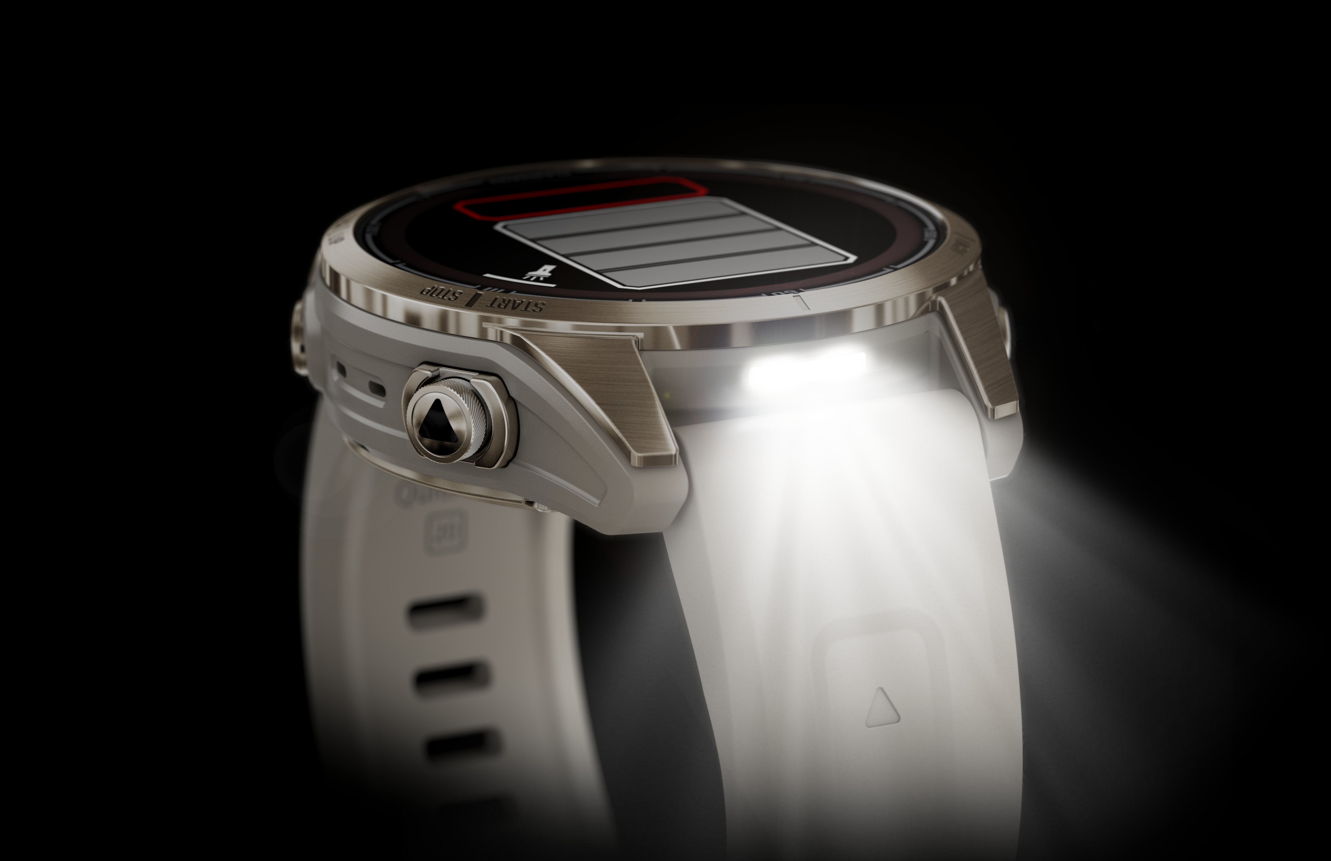 Fenix 7S Pro Sapphire Solar Soft Gold With Light Sand Band