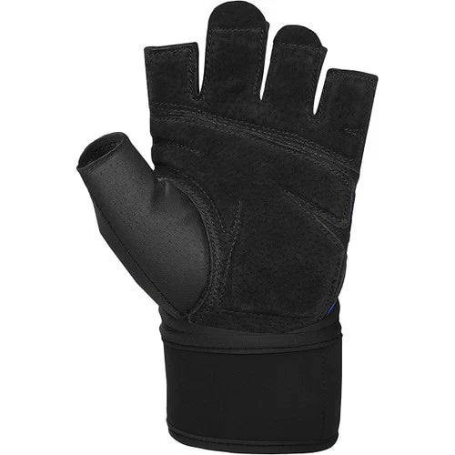 Training Grip Wrist Wrap 2.0 Blue Fitness Gloves