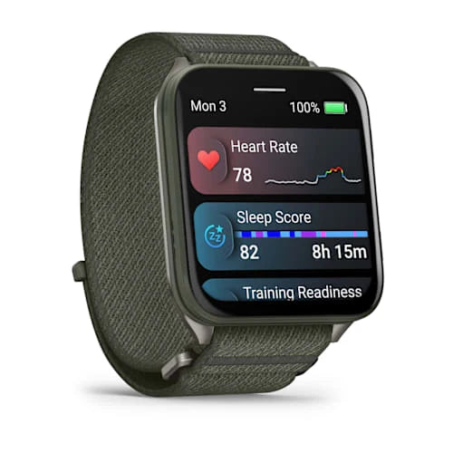 Venu X1 Moss With Titanium Case And Moss Nylon Band