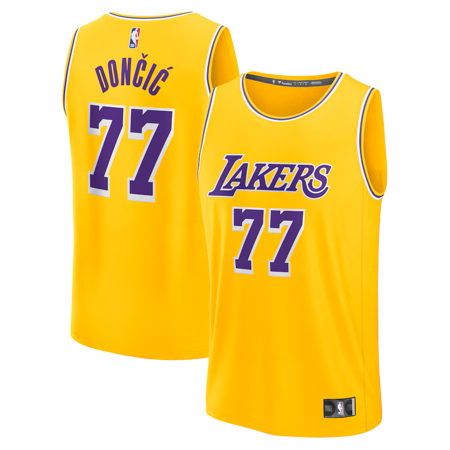 Mens Los Angeles Lakers Luka Doncic Icon Replica Jersey