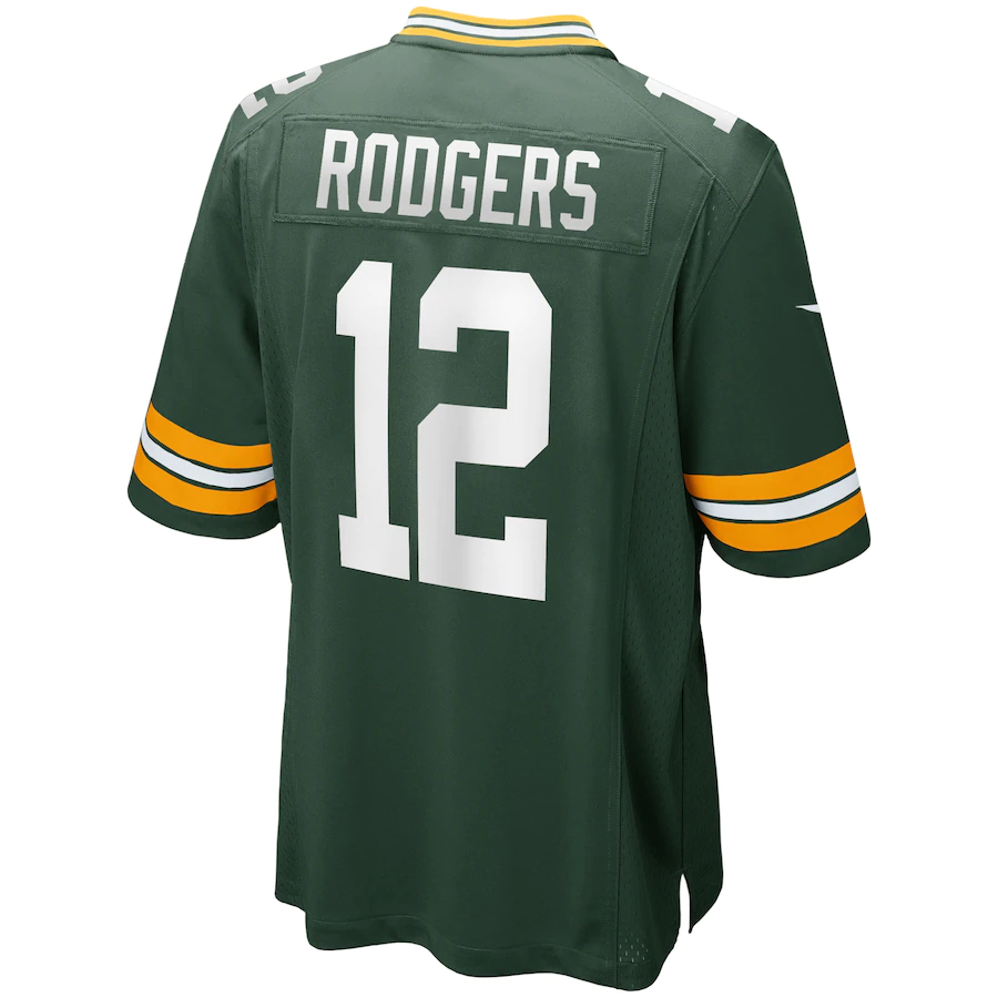 Mens Green Bay Packers Aaron Rodgers Home Game Jersey