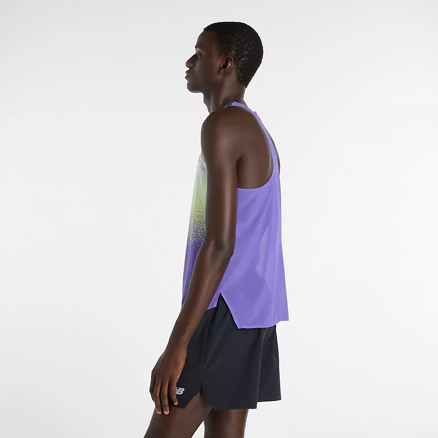 Mens Race day Ultra Light Printed Tank