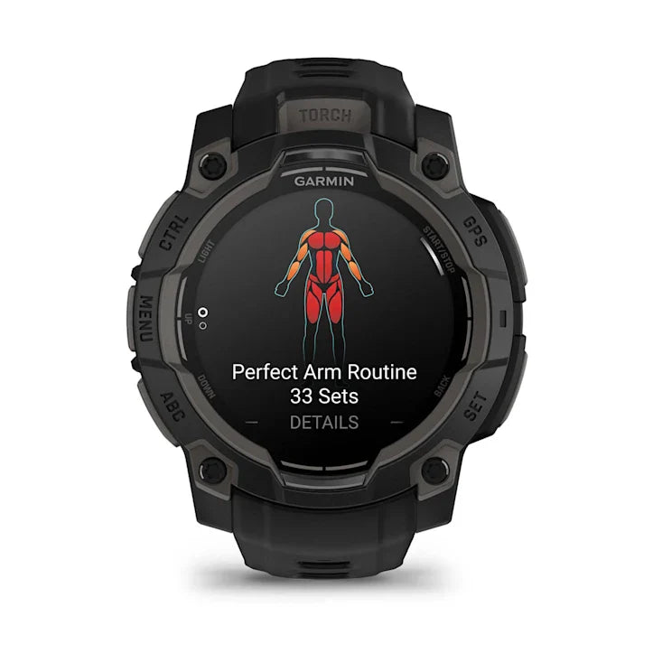 Instinct 3 Amoled Black Bezel With Black Band Smartwatch