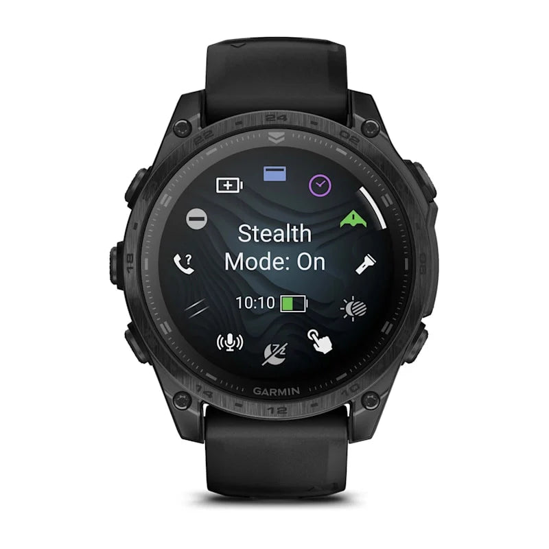 Tactix 8 Amoled Black Pebble Grey Silicone Band 47 MM