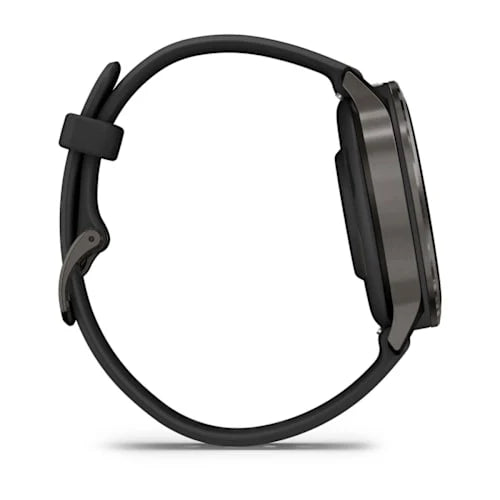 Venu 4 Slate Bezel With Black Silicone Band 41 MM Watch