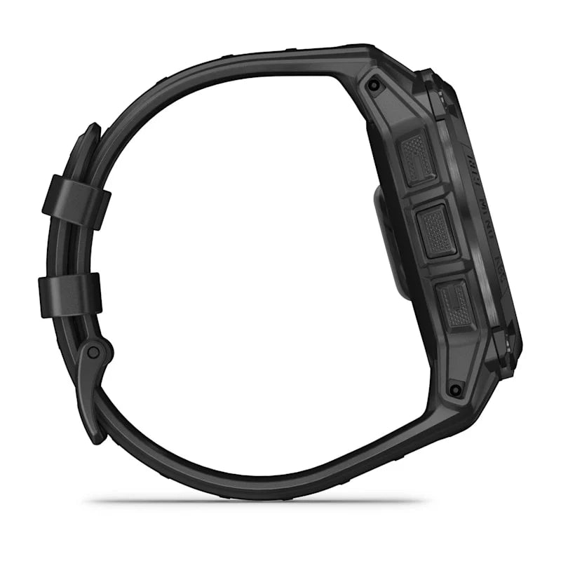 Instinct 3 Amoled Tactical Watch Black Silicone Band 50 MM