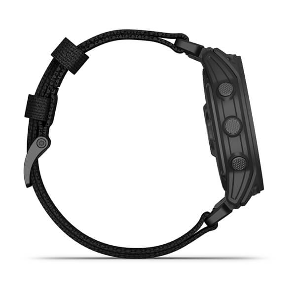 Tactic 7 PRO Ballistic Solar Black Nylon Silicon Strap