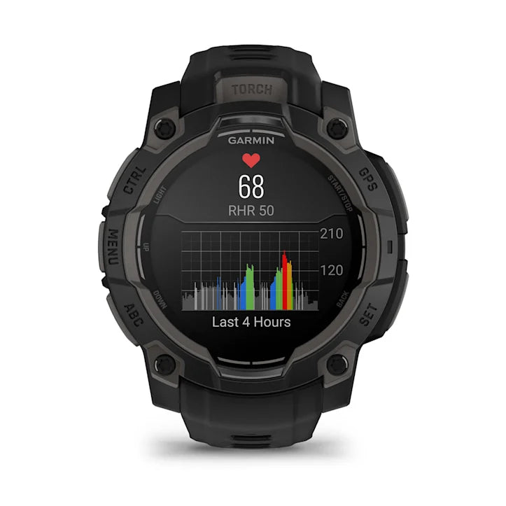 Instinct 3 Amoled Black Bezel With Black Band Smartwatch
