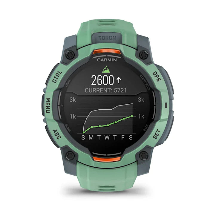 Instinct 3 Amoled Neo Tropic Bezel And Band Smatwatch