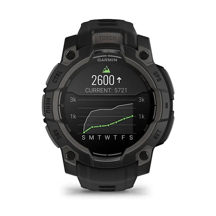 Instinct 3 Amoled Black Bezel With Black Band Smartwatch