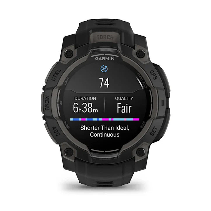 Instinct 3 Amoled Black Bezel With Black Band Smartwatch