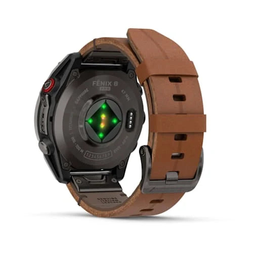 Fenix 8 Pro LTE Sapphire Carbon Gray Chestnut Leather 51MM