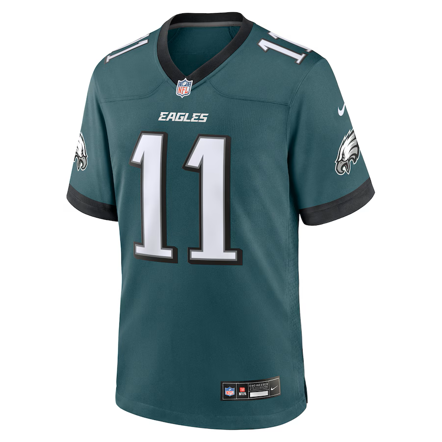 Mens Philadelphia Eagles AJ Brown Home Game Jersey