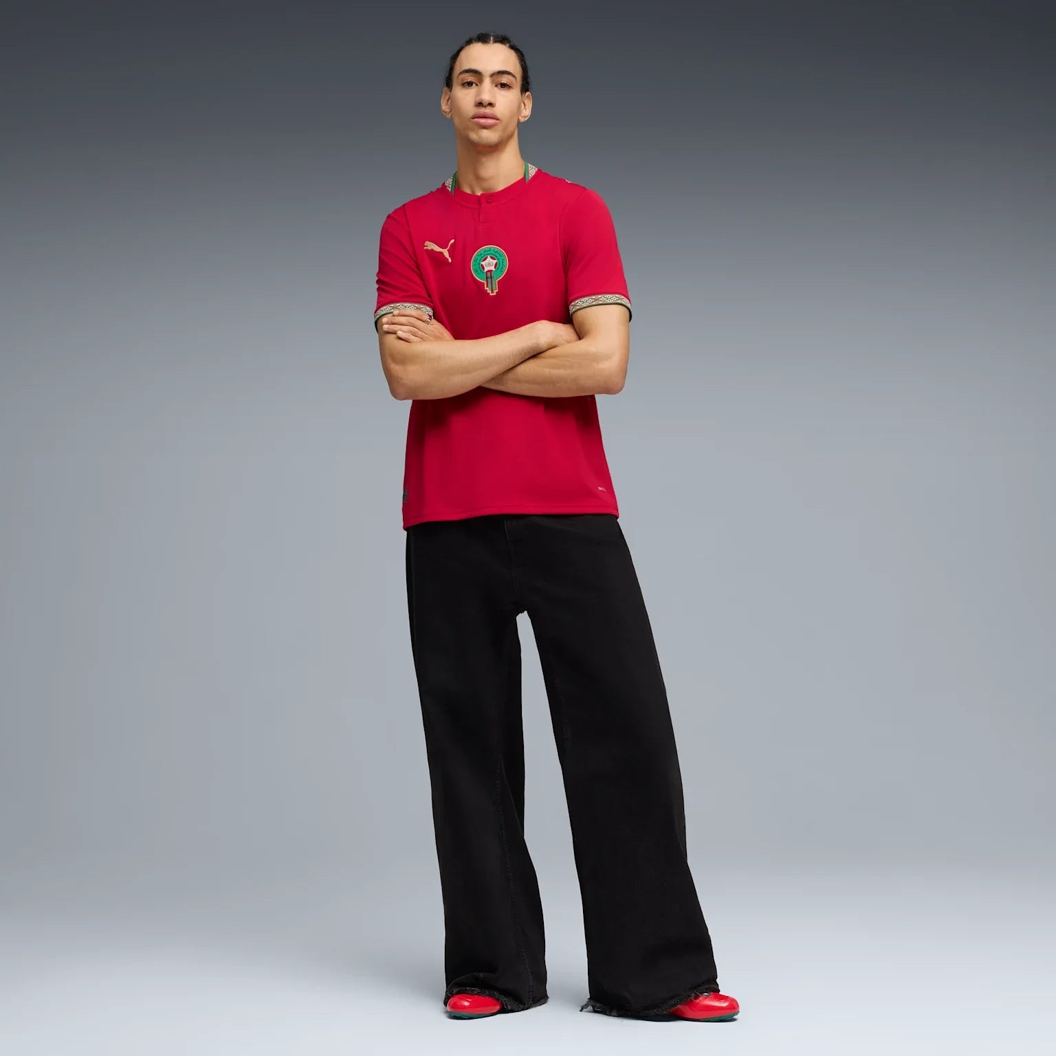 Mens Morocco FRMF Home 25/26 Replica Jersey