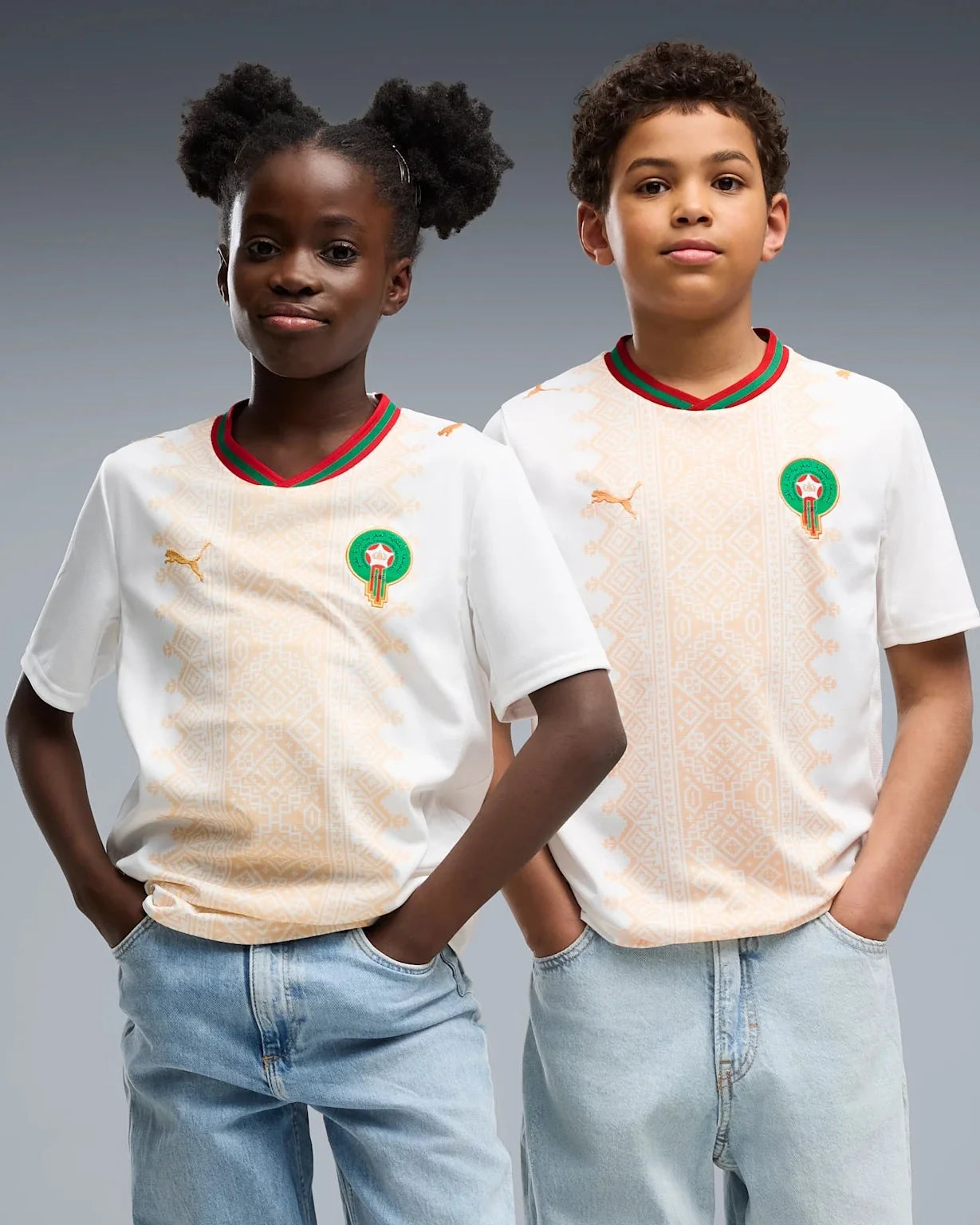 Junior Morocco FRMF Away 25/26 Replica Jersey