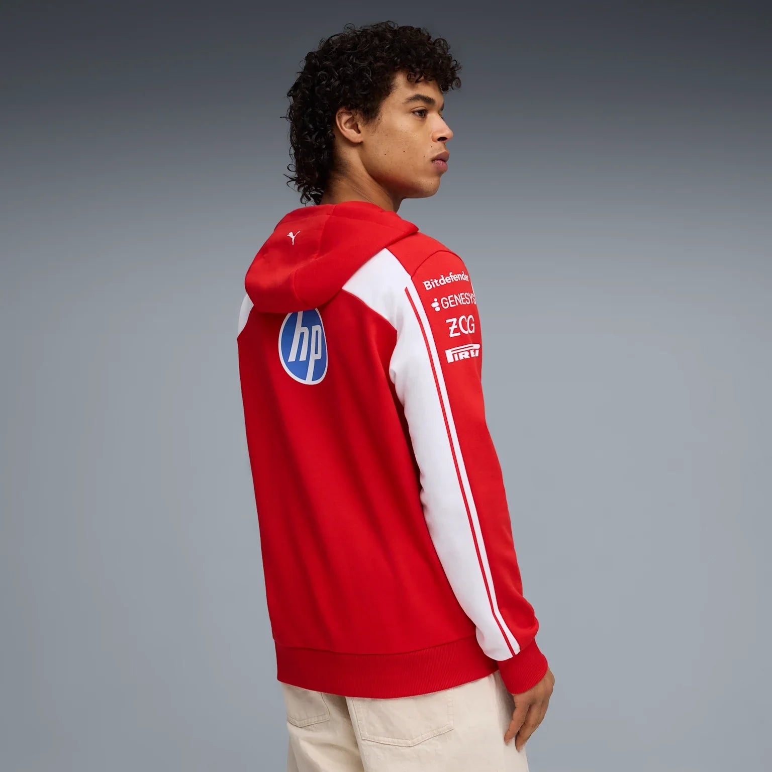 Mens Scuderia Ferrari F1 Replica Hoodie