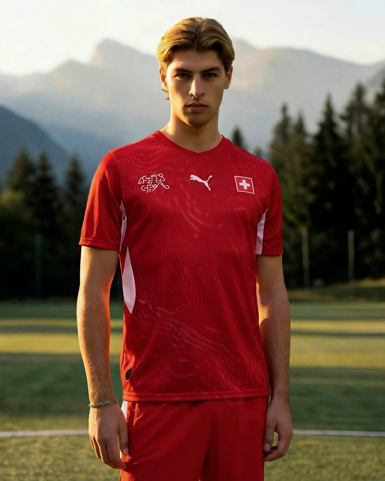 Mens Switzerland SFV Home 25/26 Replica Jersey