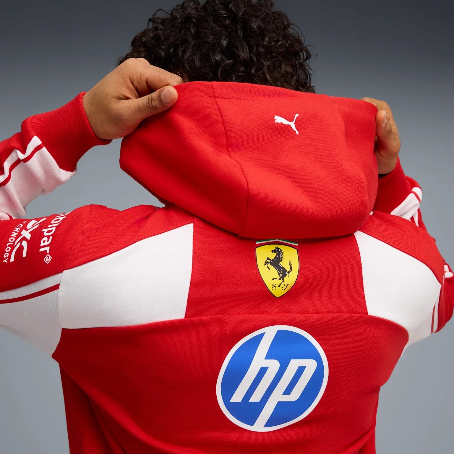 Mens Scuderia Ferrari F1 Replica Hoodie