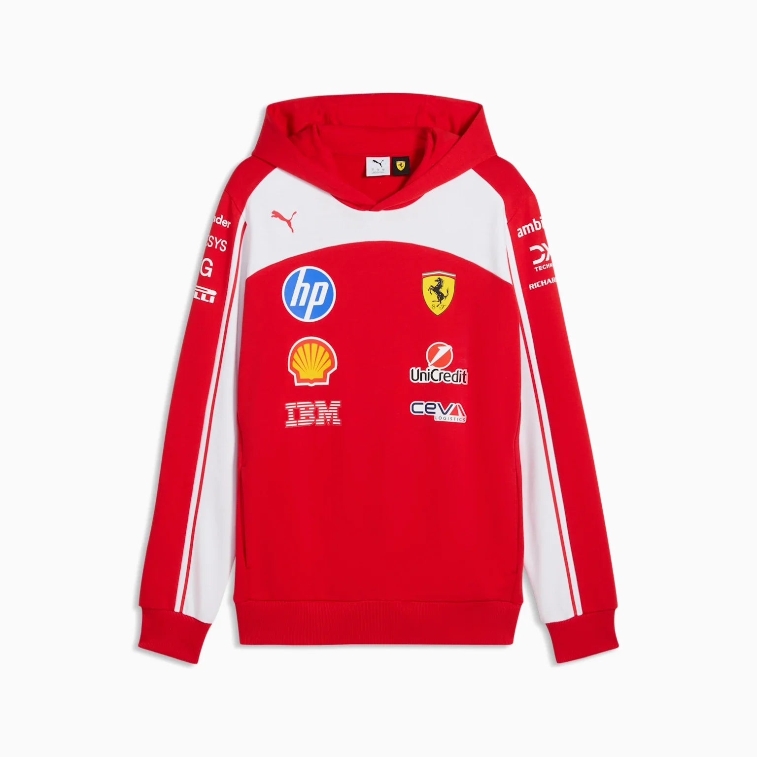 Mens Scuderia Ferrari F1 Replica Hoodie