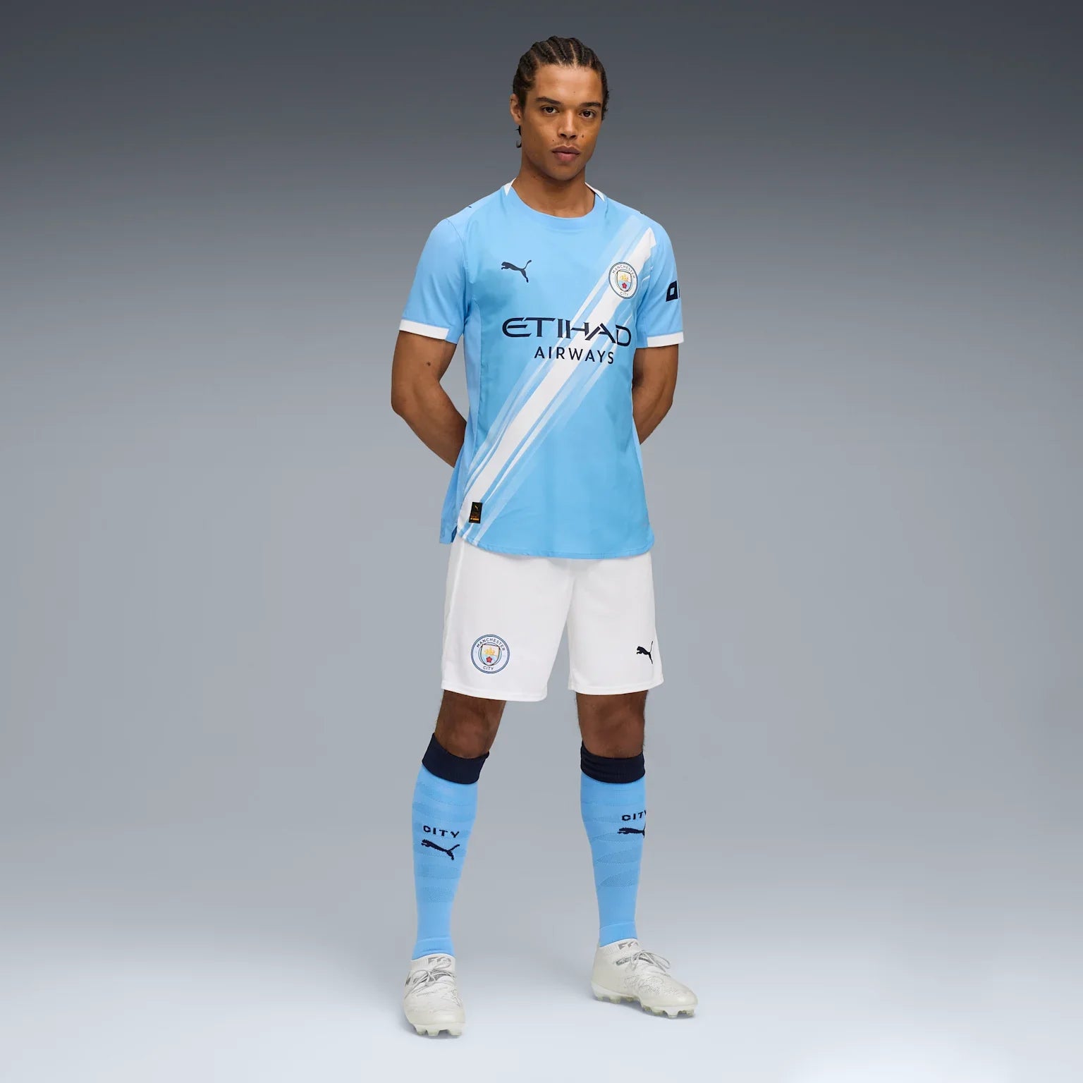 Mens Manchester City Home Replica Shorts