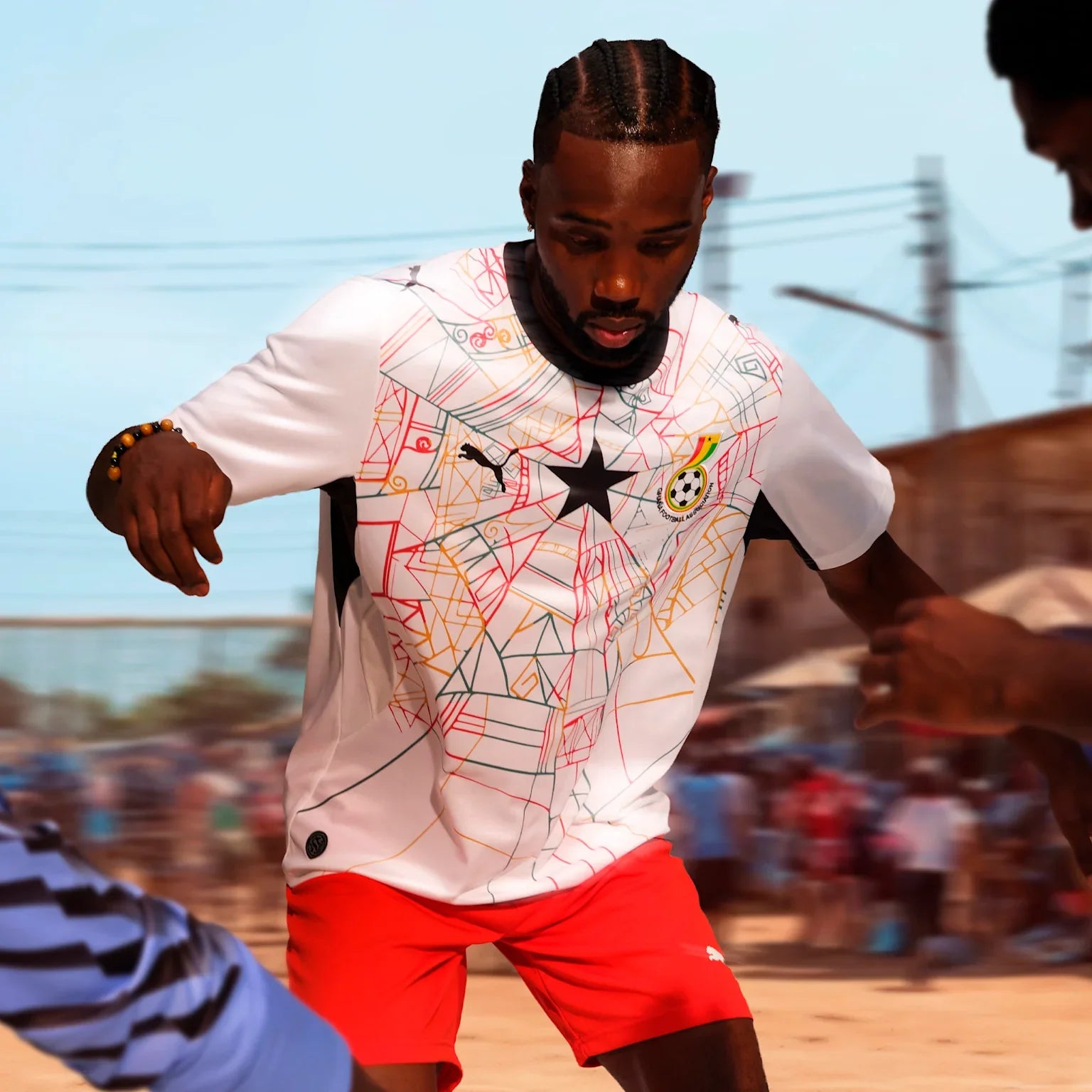 Mens Ghana GFA Home 25/26 Replica Jersey