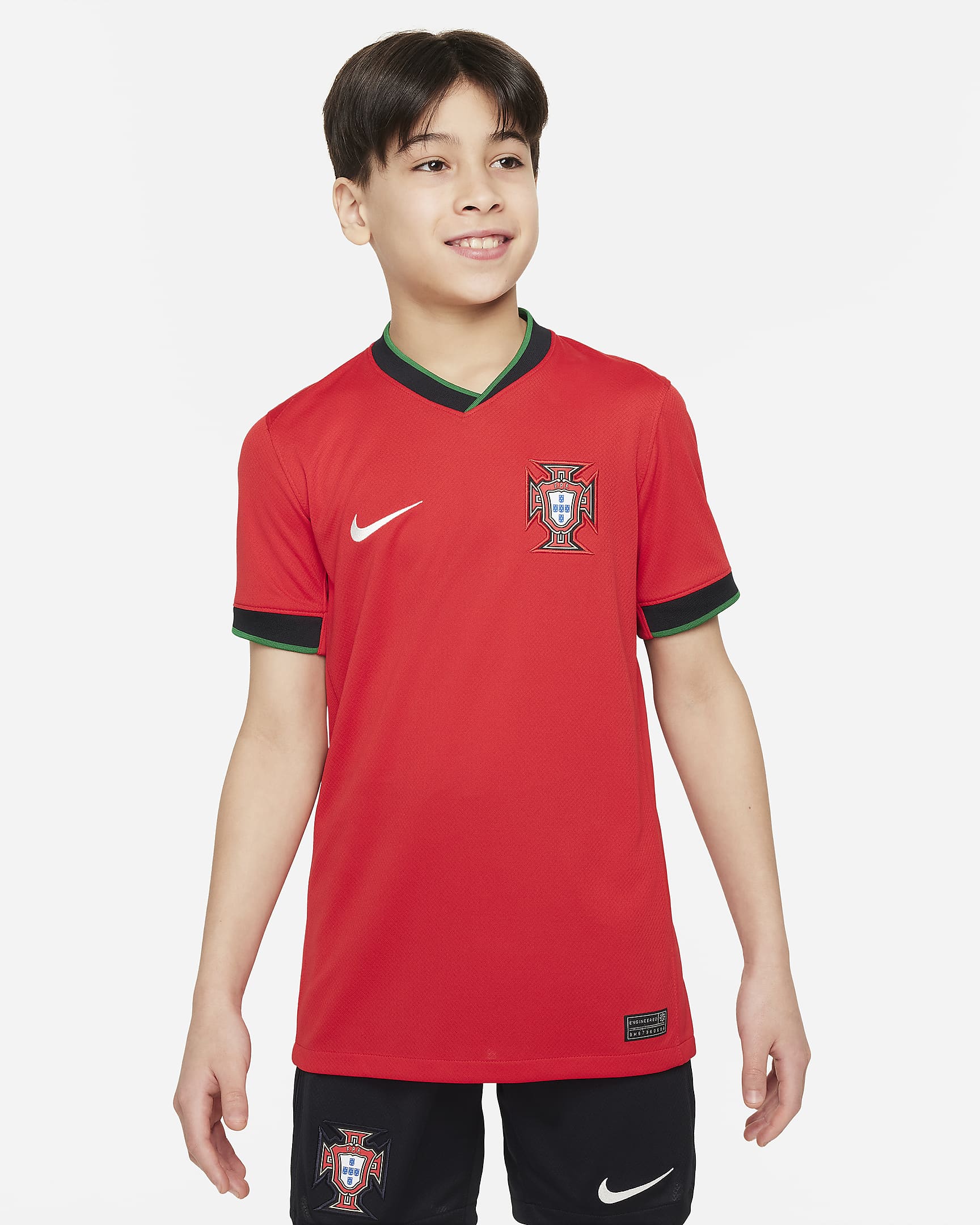 Junior Portugal Home 24/25 Replica Jersey