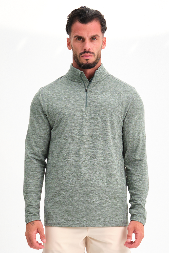 Mens Purus 1/4 Zip Longsleeve Top