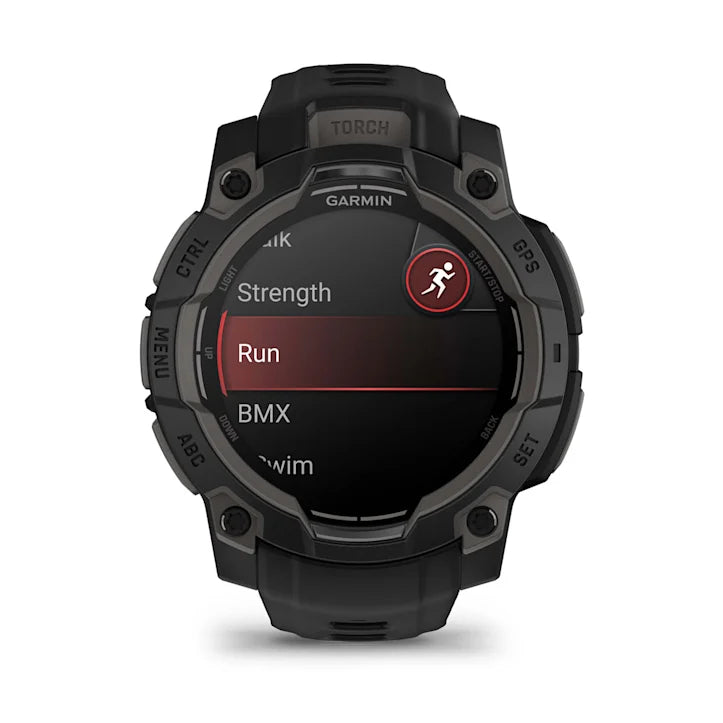 Instinct 3 Amoled Black Bezel With Black Band Smartwatch