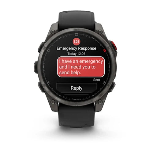 Fenix 8 Pro LTE Sapphire Carbon Gray Titanium Black 47MM
