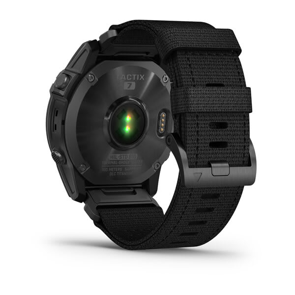 Tactic 7 PRO Ballistic Solar Black Nylon Silicon Strap