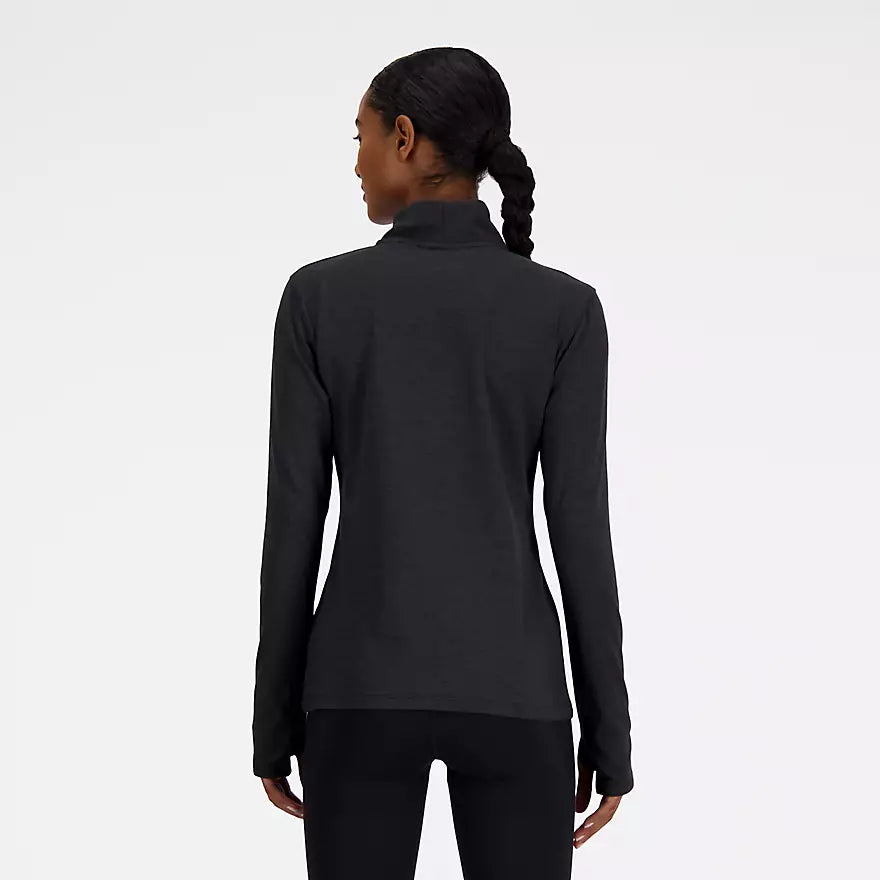 Womens Running Essentials Space Dye Quarter Zip