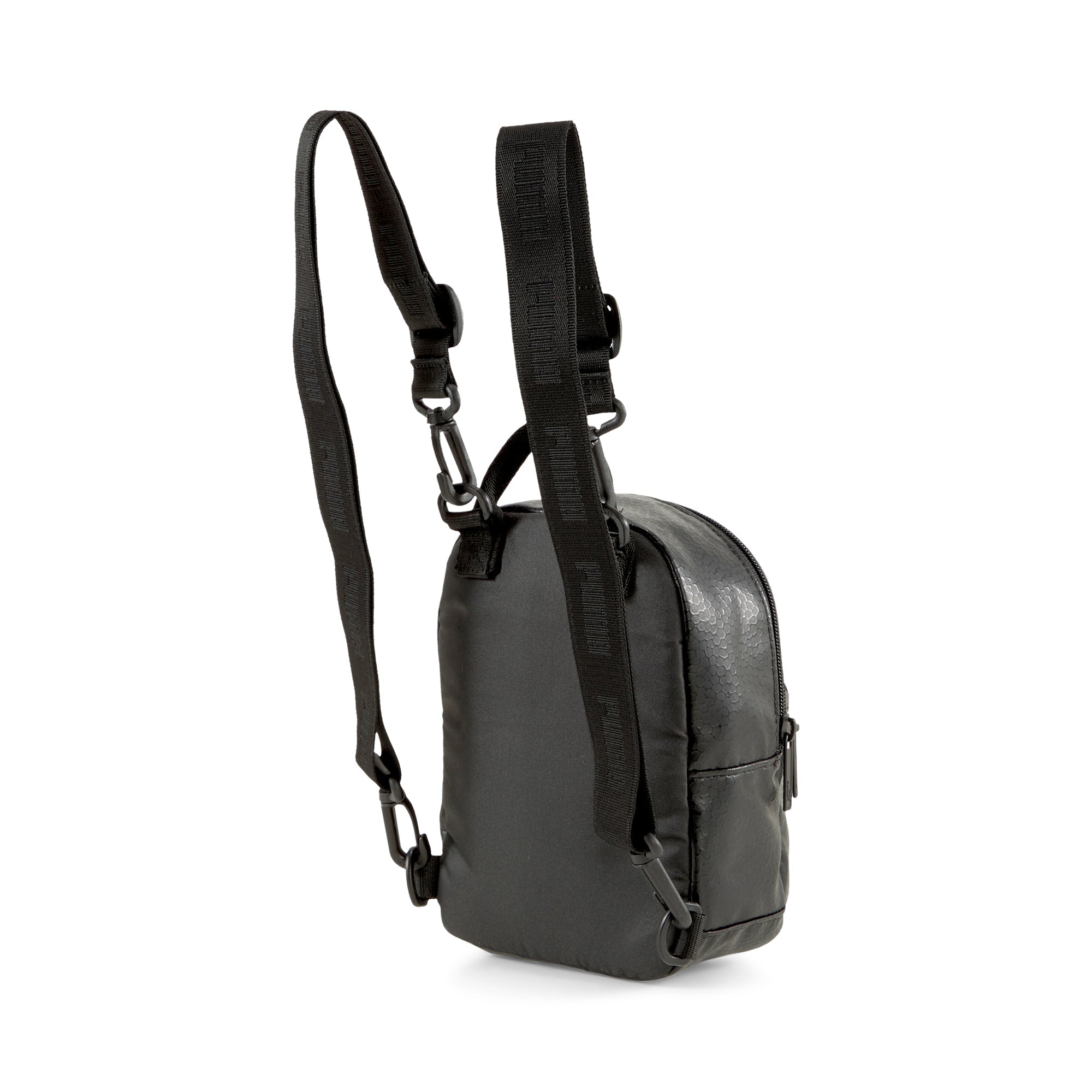 Womens Metallic Logo Mini Backpack
