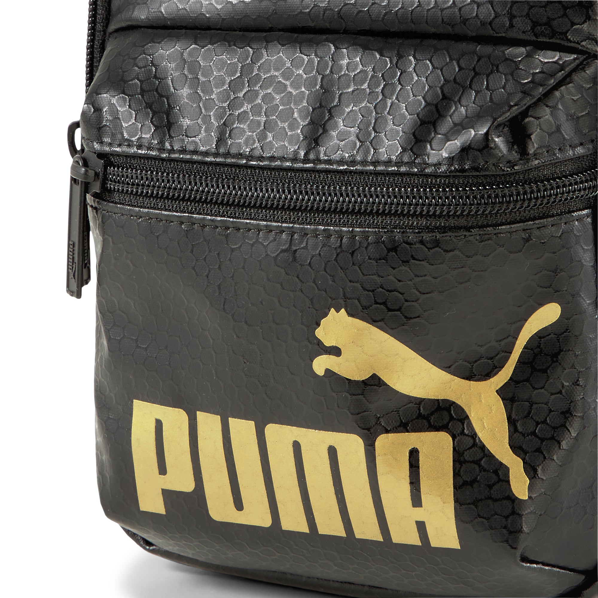 Womens Metallic Logo Mini Backpack