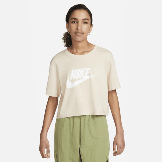 Womens Icon Futura Crop Short Sleeve T-Shirt
