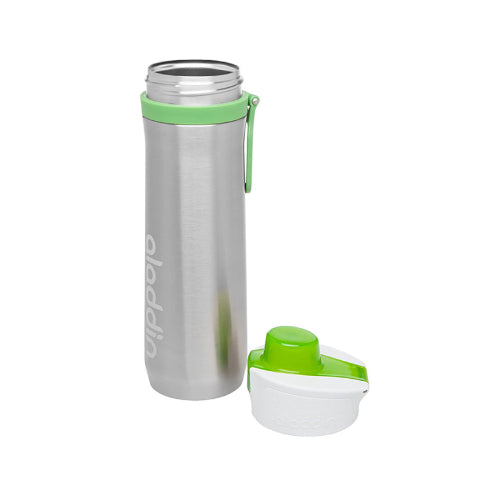 Active Hydration Bottle Stainless Steel Vacuum 0.6L Green