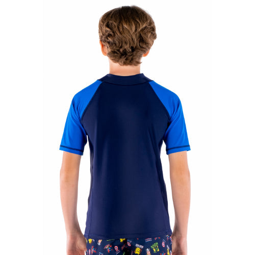 Boys Short Sleeve Rashguard