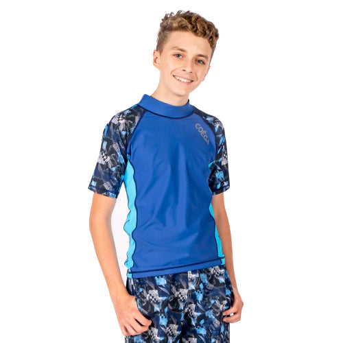 Boys Short Sleeve Rashguard