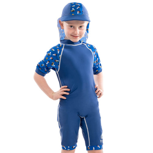Boys Short Sleeve Swimsuit