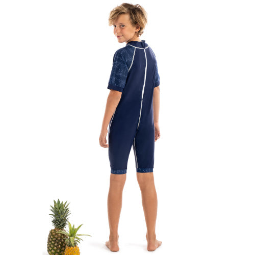 Boys Short Sleeve Swimsuit