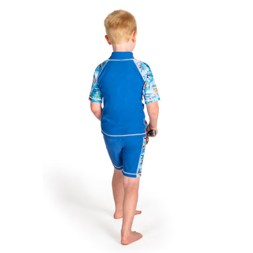 Boys Short Sleeve Swimsuit
