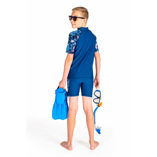 Boys Short Sleeve Swimsuit