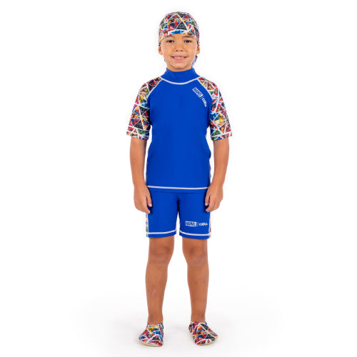 Boys Short Sleeve Swimsuit